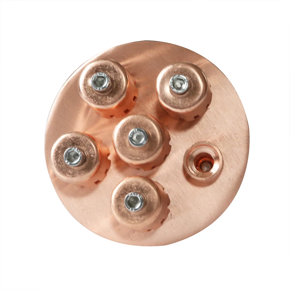 Rote Kupfer-Blasenplatten-Set, Destillation, hohe Qualität