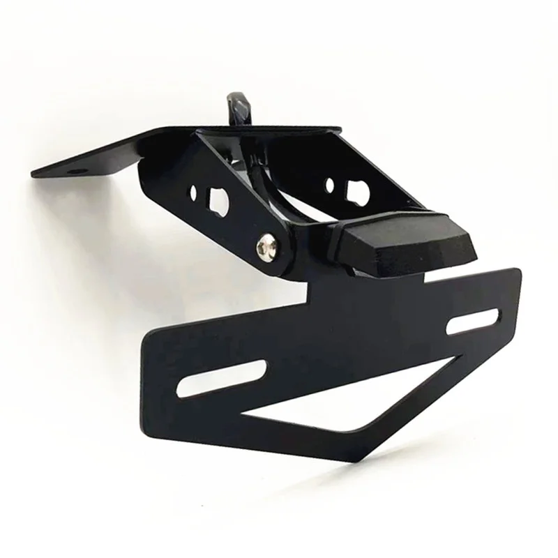 Motorcycle Adjustable Angle License LED Lamp Number Plate Frame Holder Bracket For Aprilia GPR125 GPR150 GPR150 RS4 125 RS4 50