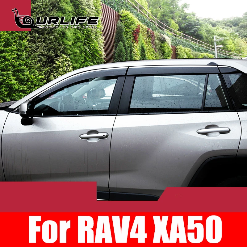 

For Toyota RAV4 RAV 4 XA50 2019 2020 2021 2022 2023 2024 Window Visor Shelters Shades Sun Rain Deflector Guard Accessories