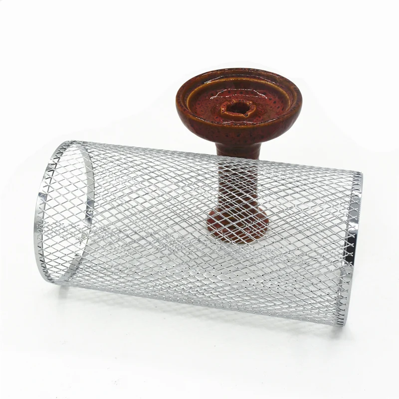 Metal Mesh Shisha Hookah Cover Waterpijp Gadget for Water Smoking Pipe Accessories