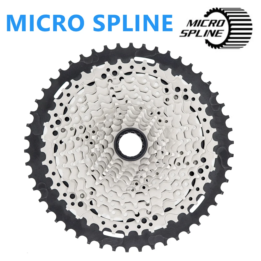 MTB 12s Micro Spline Cassette 12 Speed  Bike Freewheel 10-50T/52T for Microspline Freehub,M9100 M8100 M7100