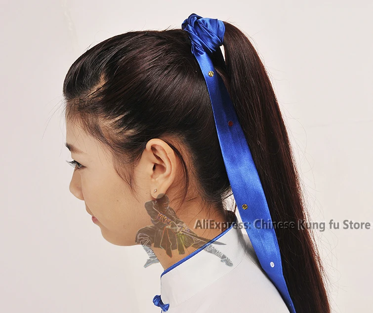 Women's Hair Bands to match Tai Chi Uniform Wushu Wing Chun Taiji Kung fu Suit Shaolin Wudang Training Performance Clothes