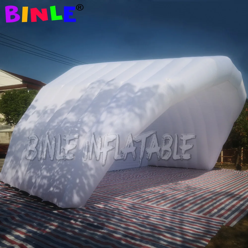 

2020 top quality Large 10x6x5meters inflatable stage tent,inflatable stage cover,white building for concert/event/wedding