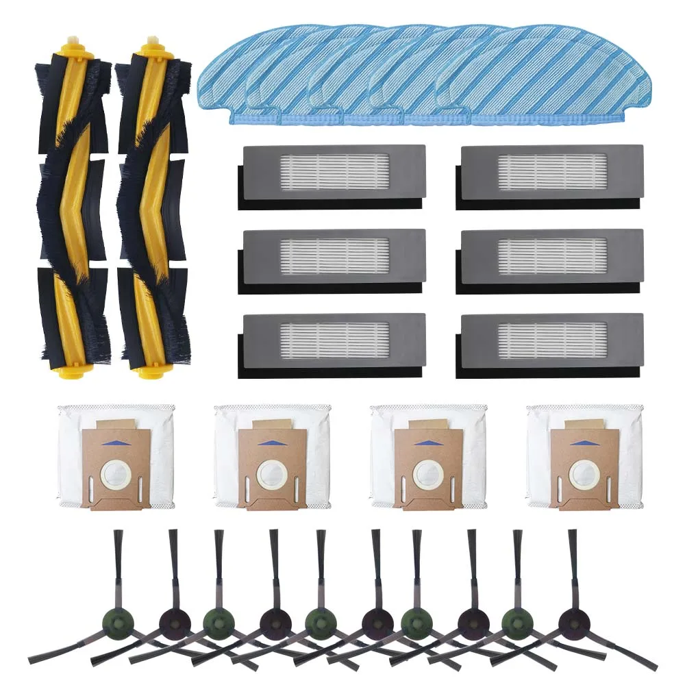 

Основная/боковая щетка для робота-пылесоса ECOVACS DEEBOT OZMO T8 / T8 AIVI, фильтр для пылесборника, одноразовая для швабры тканевые аксессуары