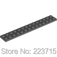 *Plate 2x14* 10 pcs DIY enlighten block brick part No.91988  Compatible With Other Assembles Particles