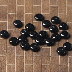 4A Natural Black Agate Quartz Crystal Single Bead DIY Beads Jewelry Making