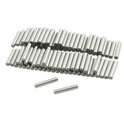 

100 Pcs Stainless Steel 2.9mm x 15.8mm Dowel Pins Fasten Elements