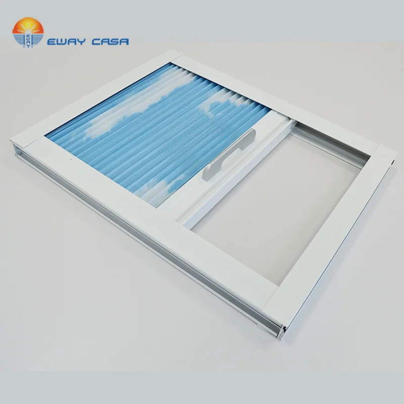 Manual Control Honeycomb Blinds Half shading Full shading Many Color Available Cellular Blinds For Skylight Roof Window HCB-W