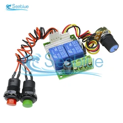 DC 12V 24V 3A 21kHz PWM DC Motor Speed Regulator Controller Board Adjustable Speed Control Reversible PWM Relay Module 6V-28V