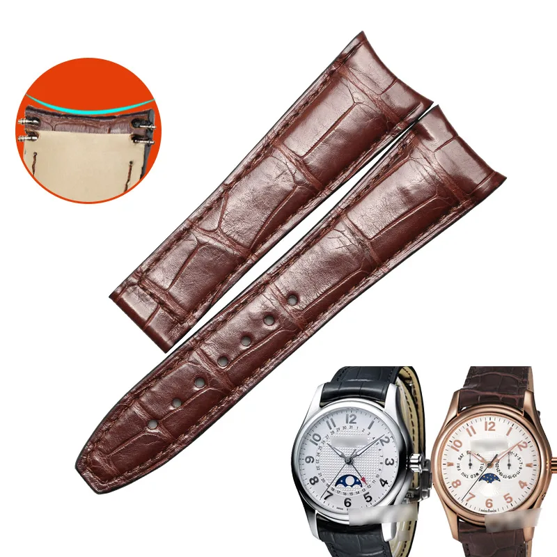 WENTULA watchbands for Frederique Constant FC-330 calf-leather band cow leather Genuine Leather leather strap watch band