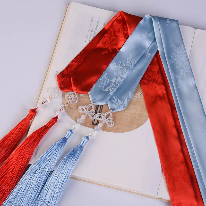 Hanfu هيرباند شرابة الشريط عقال عقال الشعر الحبل الشعر الحبل الاكسسوارات زي القديمة