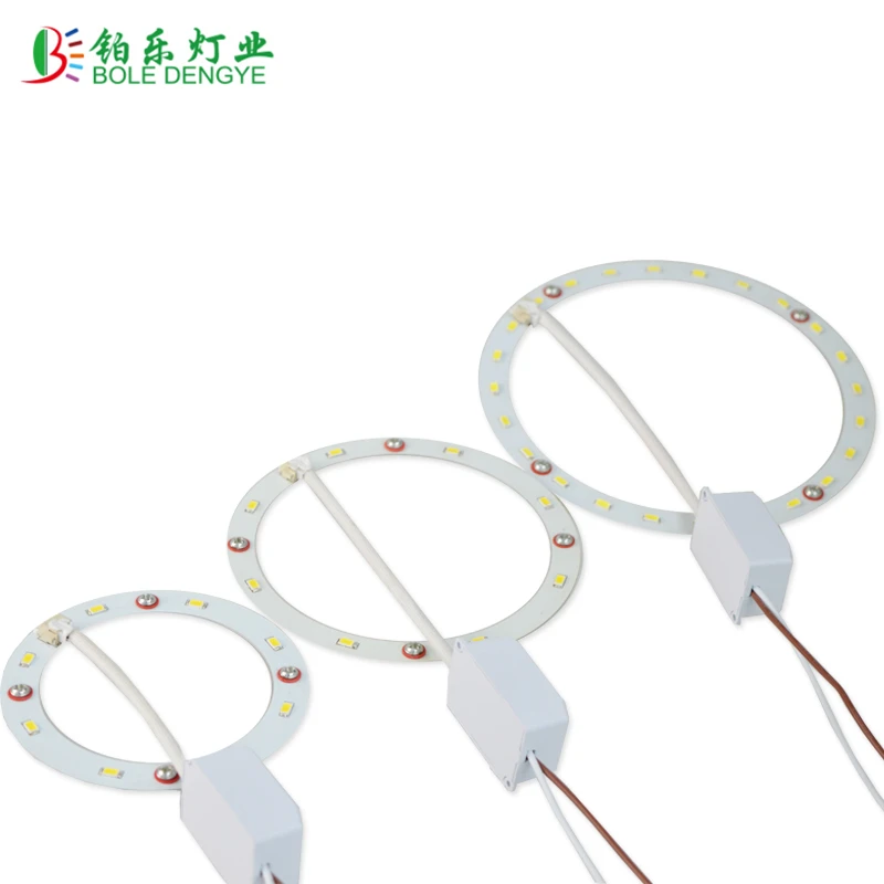 LED PCB light Circle Light pcb board 4W 5W 12W SMD5730 LED Round Ceiling Board the Circular Lamp Bord with LED Driver