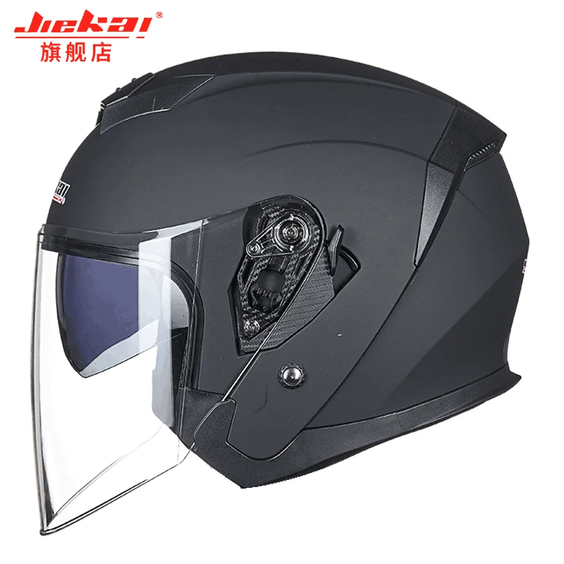 2021 Genuine JIEKAI Helmet Motorcycle Motorbike Dual Lens Summer/Winter Open Face Helmet Moto capacete para motocicleta casco