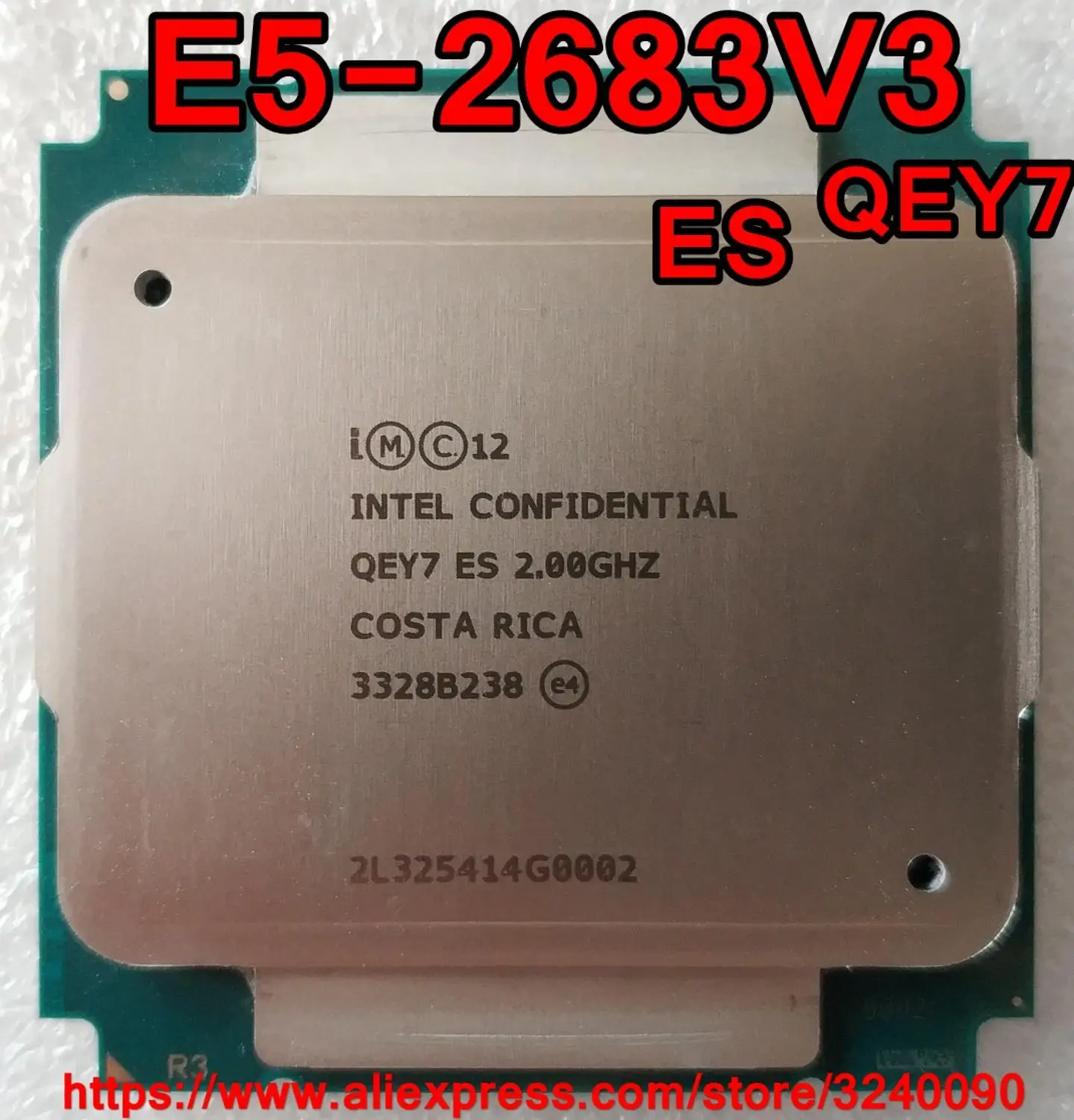 

Intel Xeon CPU E5-2683V3 es version QEY7 2.0GHz 14-Cores 35M 120W LGA2011-3 E5-2683 V3 processor E5 2683V3 free shipping 2683 V3