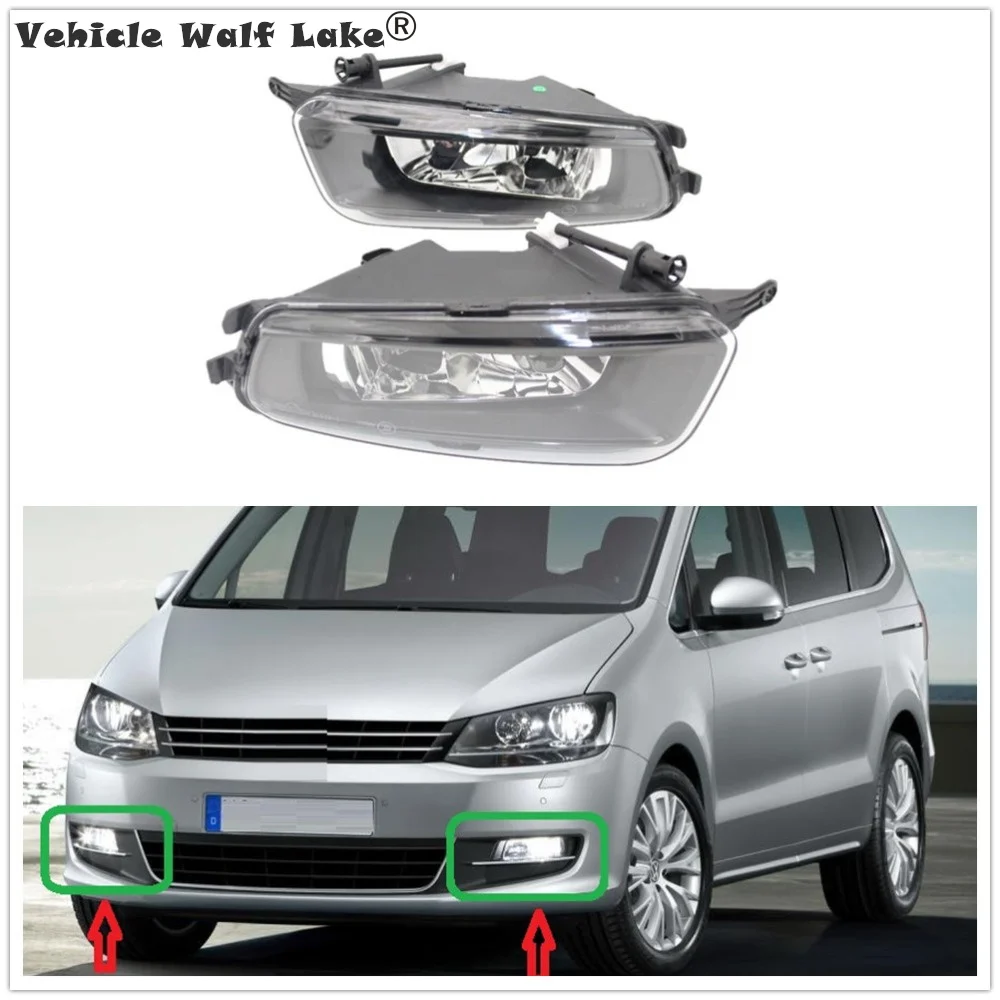 

2pcs For VW Sharan 7N 2010 2011 2012 2013 2014 2015 2016 2017 2018 Car-styling Front Halogen Fog Lamp Fog Light With Bulbs