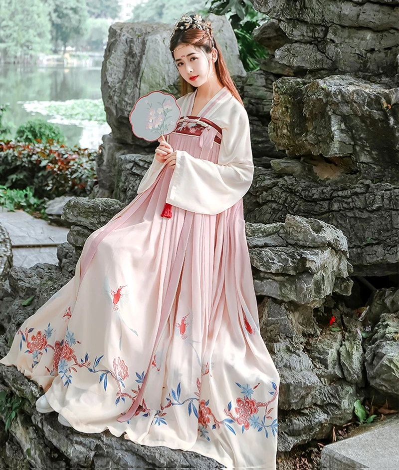 

Women Hanfu Chinese Ancient Tradition hanfu party cosplay daily Princess hanfu Costume student hanfu girls chinese hanfu dress