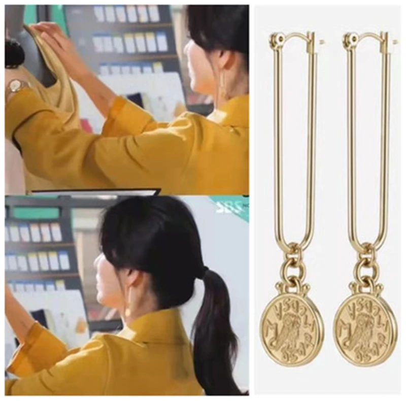 40styles Glory Now, We Are Breaking Up same Hye gyo Song Ear Korean Earrings For Women Girls Pendientes girl new drama korea