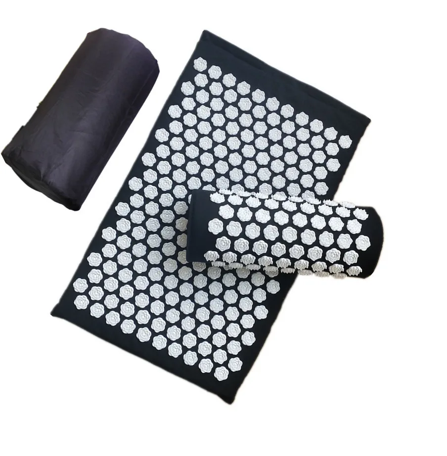 3 pads + pillow + Oxford cloth bag body massage pad  relieve pressure tension pain acupuncture pad