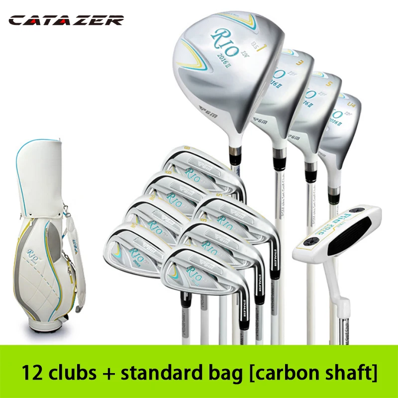 Catazer Golf Clubs Golf Court Practice Clubs Golf Ladies Clubs Full Set of Clubs Half Set of Clubs