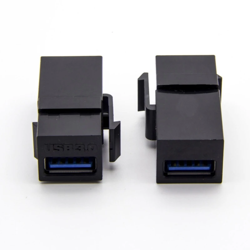 CPDD 2PCS USB 3,0 EINE Frau zu EINEM Weiblichen Verlängerung Keystone Jack Koppler Stecker Adapter Konverter – Detail 4
