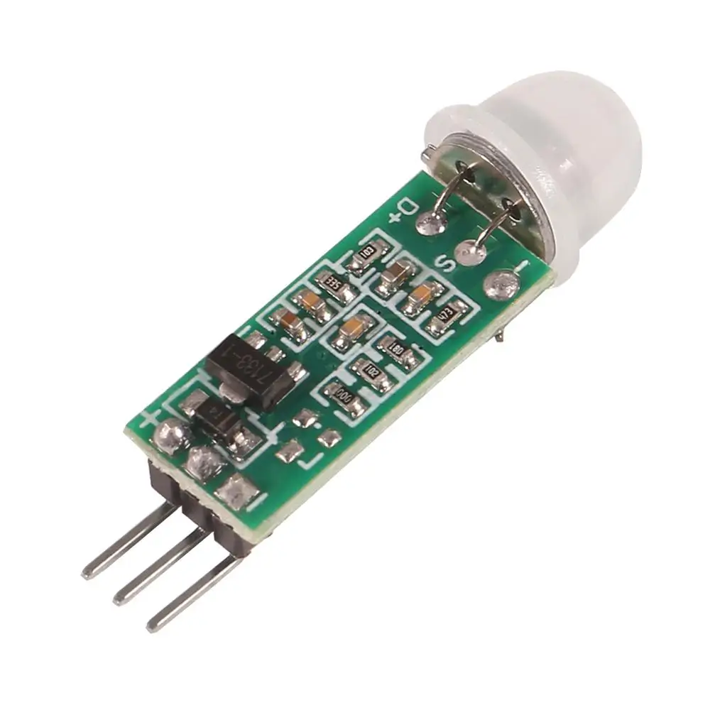 Sensor de movimiento humano HC-SR505, Mini módulo Detector infrarrojo PIR, medición Digital de alta potencia para Arduino, 6 unidades/l