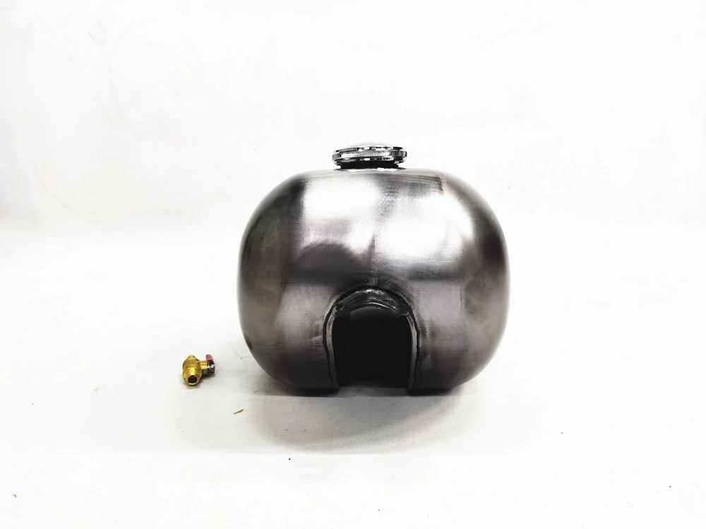 6L/7L/8L Universal Petrol Gas Fuel Tank For Harley Motorcycle Modified 4CM 8CM 12CM Mid Waist Handmade Motorbike Elding Oil Can