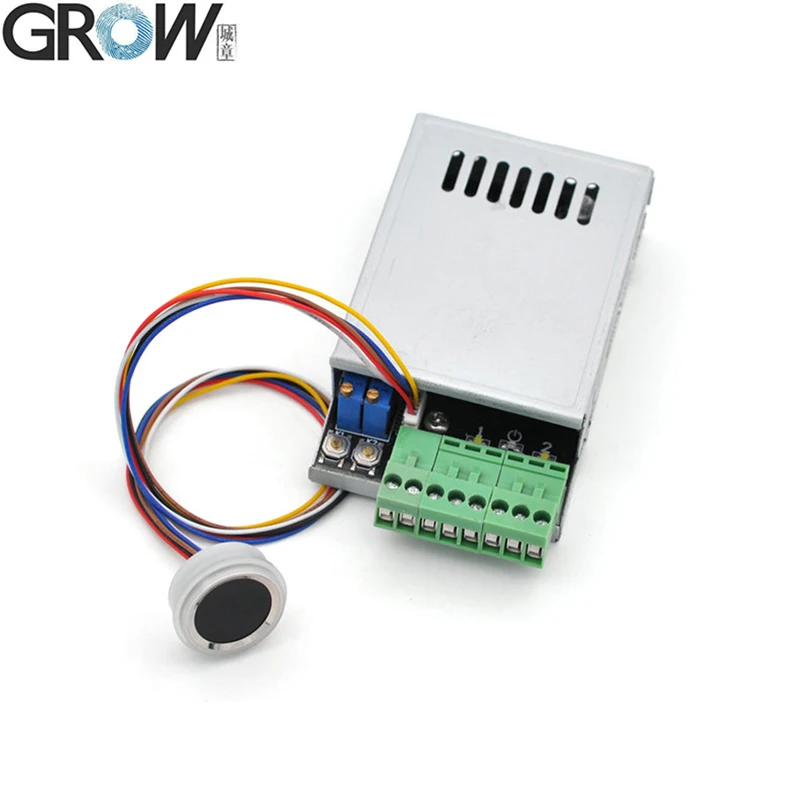 GROW K220+R502-F DC10-24V Two Relay Administrator/User K220 Fingerprint Control Board+R502-F Waterproof Small Fingerprint Module