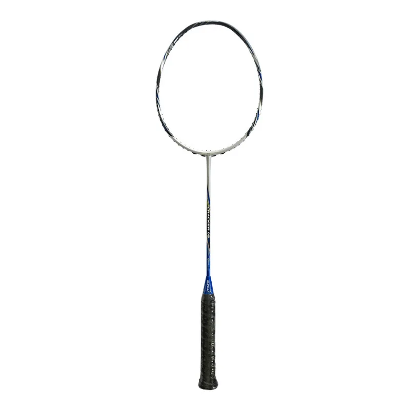 

Alpha 1PC Professional Badminton Racket 3U Full Carbon Single Shot G4 Handle Badminton Professional Advanced 30LBS CRACKER 02