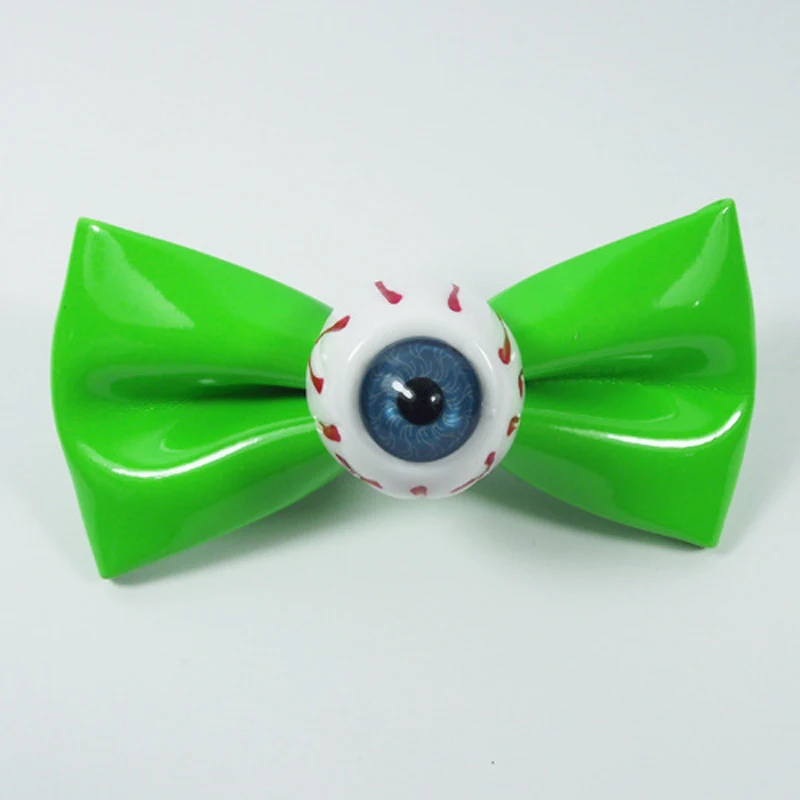 Kawaii Demon Eye Ball fermaglio per capelli per donna fermaglio per capelli con nodo a fiocco Punk Cool Harajuku Solid BB Clip accessori per capelli