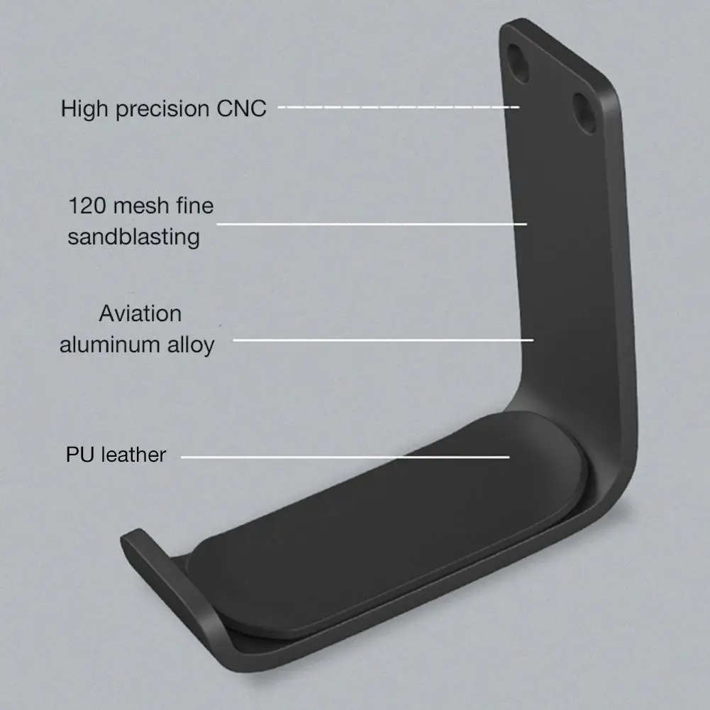 Kim Loại Dính Tai Nghe Chân Đế Dán Tường Gắn Tai Nghe Giá Đỡ Đứng Dưới Bàn Móc Treo Móc Tai Nghe Nhét Tai Đỡ Giá Đỡ