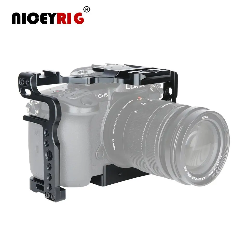 

NICEYRIG gh5 gh5s Camera Case for Panasonic GH5 GH5S Camera Rig for Panasonic Lumix gh5s gh5 DSLR Cage Lumix gh5 Cover Video Rig