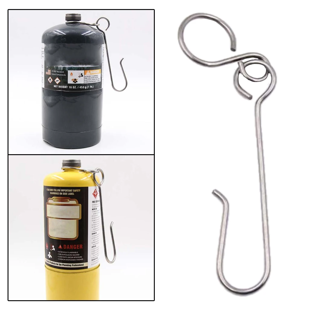 Rvs Lassen Gas Fles Riem Haak Hand Mapp Propaan Fles Clip