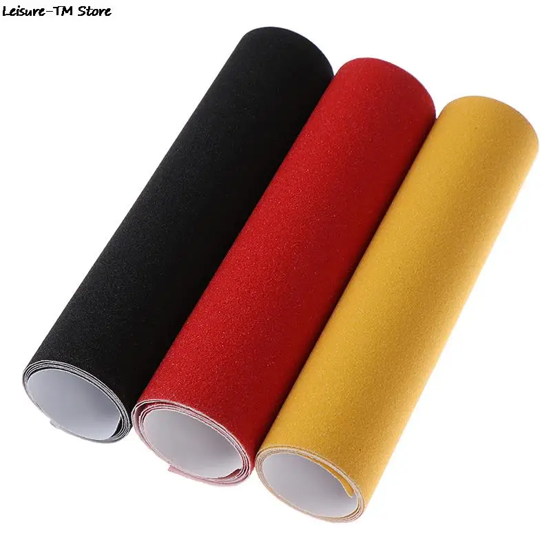 PVC Waterproof Skateboard Deck Sandpaper Grip Tape Griptape Skating Scooter Sticker  84*23CM