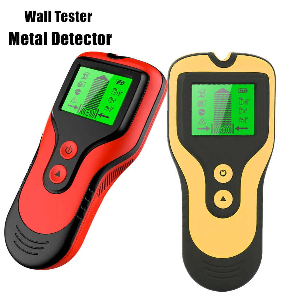 Metal Detector Wall Detector Find Metal Wood 0.71 Inches Stud Finder AC Voltage Live Wire Detector Electric Box Finder LCD Displ