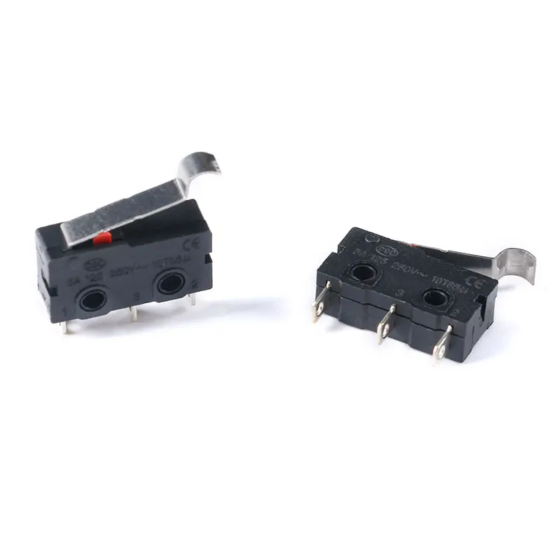 5PCS Micro Switch 2/3Pin NO/NC Mini Limit Switch 5A 250VAC KW11-3Z Roller Arc lever Snap Action Push Micro switches