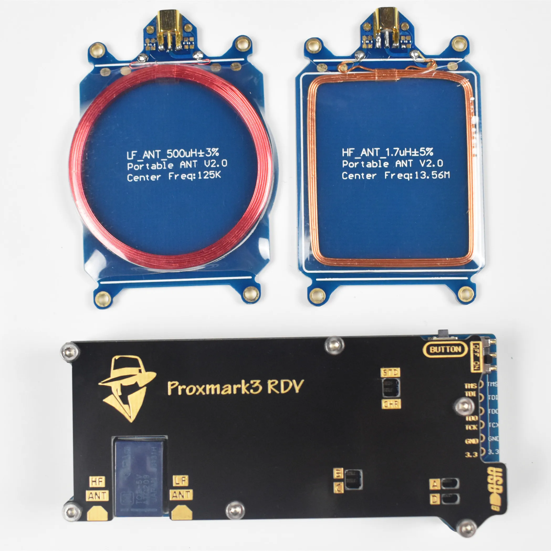 Proxmark3 RD V2 DEV Kits RFID Cloner Duplicator Reader Writer UID T5577 NFC Copier Proxmark 3 Clone Crack