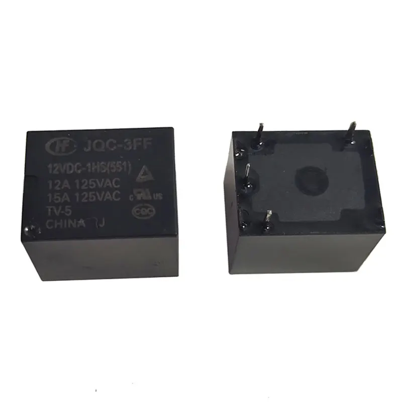 2Pcs JQC-3FF-5VDC-1Z JQC-3FF-12VDC-1H 12VDC-1Z JQC-3FF-24VDC-1H 24VDC-1Z DIP5 Relais Gloednieuwe Oorspronkelijk