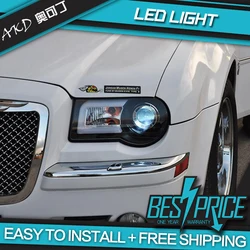 AKD Car Styling Head Lamp for Chrysler 300C Headlights 2005-2010 300C LED Headlight DRL Hid Bi Xenon Auto Accessories