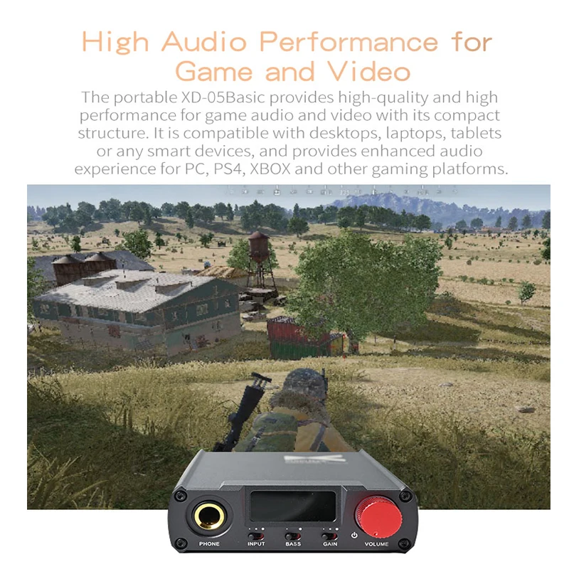 Xduoo xd05 básico bluetooth 5.0 dependente terminal de áudio digital usb dac fone de ouvido amplificador óptico coaxial decodificação es9018k2m