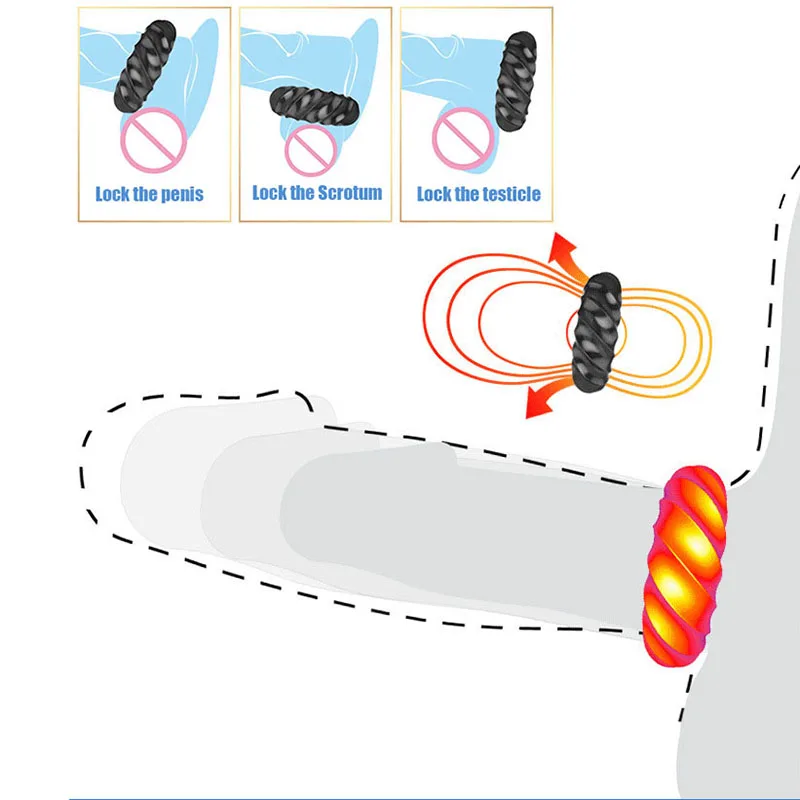 Male Cock Ringe Penis Extender Erweiterung Penis Ring Sex Spielzeug für Männer Verzögerung Ejakulation Mehrweg Schloss Cockringe