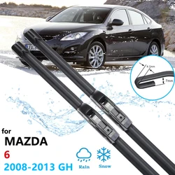 자동차 와이퍼 블레이드 Mazda 6 2008 ~ 2013 GH Mazda6 GH1 GH2 앞 유리 와이퍼 자동차 액세서리, 마쓰다 6 2009 2010 2011 2012