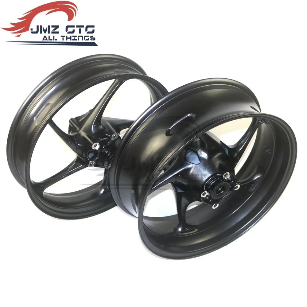 Motorcycle Wheel Rim For TRIUMPH Daytona 675 675R/Street Triple.R/13-2020/Speed Triple 1050 R5 Black Aluminum Alloy High Quality