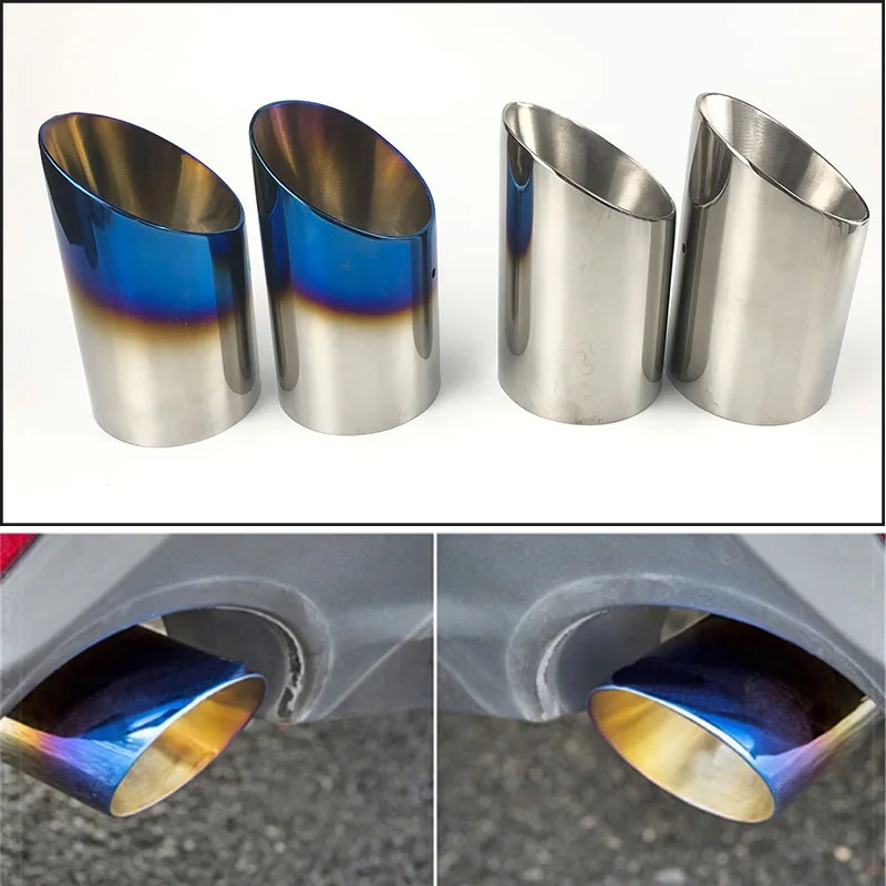 NEW STAINLESS STEEL EXHAUST TAIL REAR MUFFLER TIP PIPE For Mazda 6 Atenza CX-5 CX-4 CX-30 Mazda 3 Axela