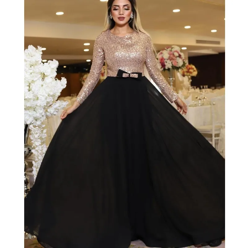 Vestidos de noche de baile de graduación para mujer, vestido Formal árabe elegante de talla grande, 2022