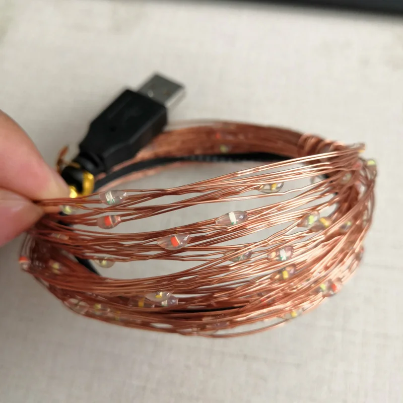 Led Usb String Lights Light String Holiday Decoratie Guirlande Fairy Light 10M Rgb Kerstmis Nieuwjaar Party Festoen Led licht