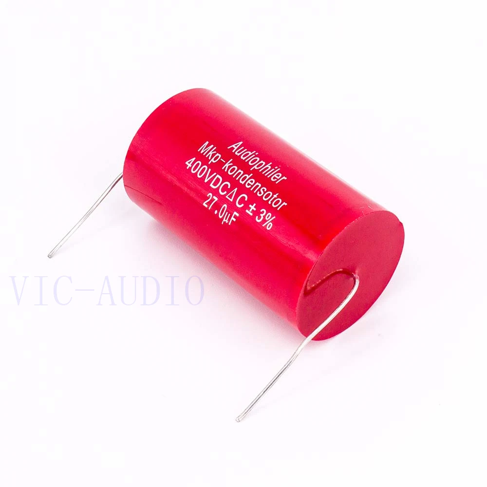 

Audiophiler Mkp Capacitor 27uf 400V DC 3% HIFI Fever Electrodeless Capacitor Audio Capacitor Coupling Frequency Dividing 27uf