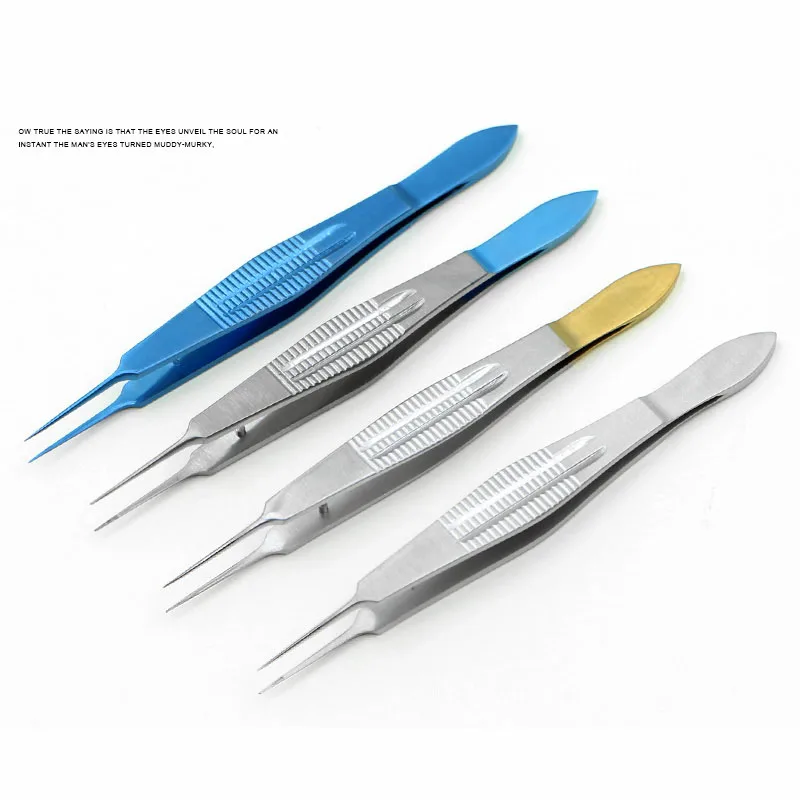 Nano-marking double eyelid tweezers embedding thread surgical tool ophthalmology extraction fat tweezers microcosmetic plastic s