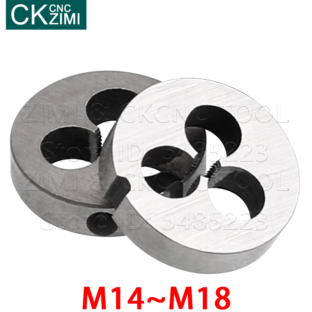 1 Máy Tính M14 M15 M16 M17 M18 Hợp Kim Thép Không Gỉ Vít Ren Chết Hệ Mét Máy Chết Tay Gõ Dụng Cụ Chết Máy kim Loại Làm Việc Vít Dụng Cụ