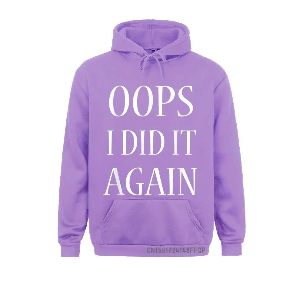 Pregnancy Announcement Hooded Tops Oops I Did It Again Long Sleeve Sweatshirts Men Hoodies Hoods Thanksgiving Day