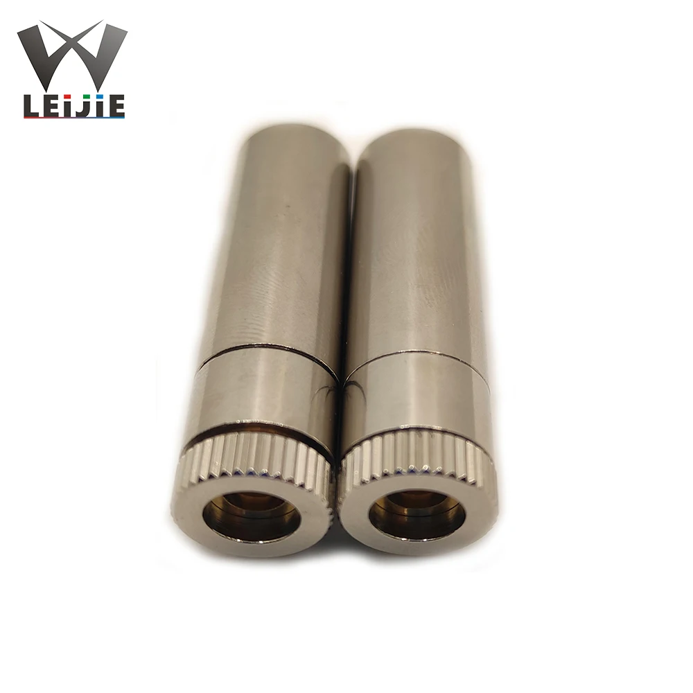 One Pair 2pcs 12x45mm 5.6mm Laser Diode Housing Case Shell Spring w/ Metal 200nm-1100nm Collimating Lens DIY for LD Laser Module